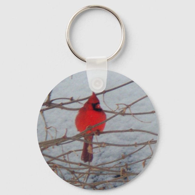 Male Cardinal Key Ring (Front)