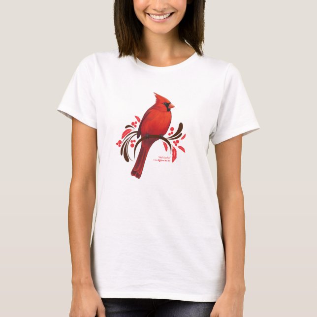 Male Cardinal T-Shirt (Front)