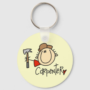 Male Carpenter Keychain