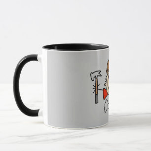 Male Carpenter Mug