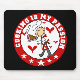 Male Chef Cooking Passion Mousepad
