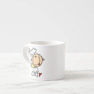 Male Chef Espresso Cup