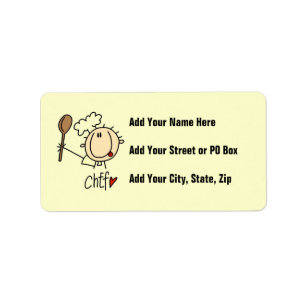 Male Chef Label