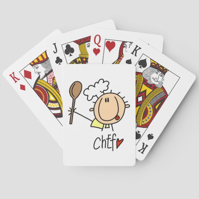 Male Chef Playing Cards (Back)