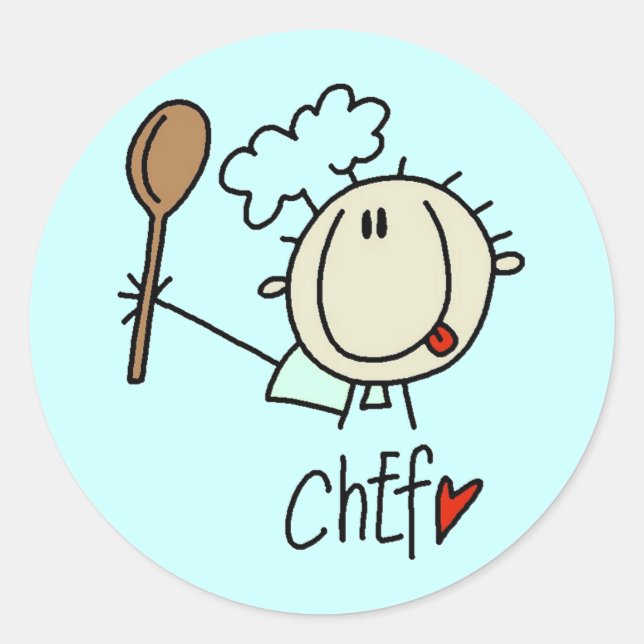 Male Chef Stickers (Front)