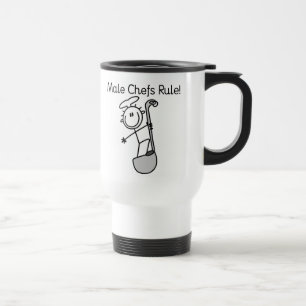 Male Chefs Rule Travel Mug