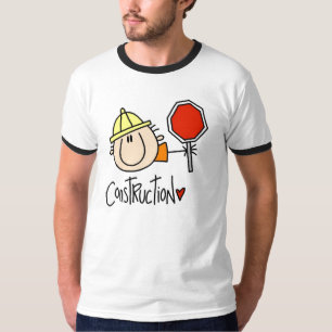 Male Construction Worker Tshirt