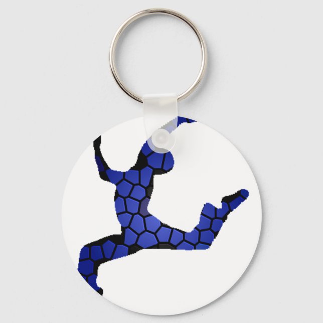 Male Dancer Key Ring (Front)