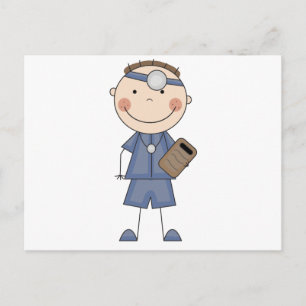 Male Doctor T-shirts and Gifts Postcard