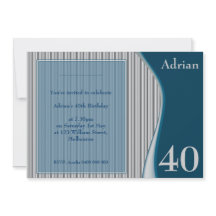 Male Elegant Invite