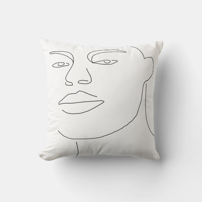 Male Face Cushion (Front)