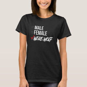 Male Femal Werewolf T-Shirt