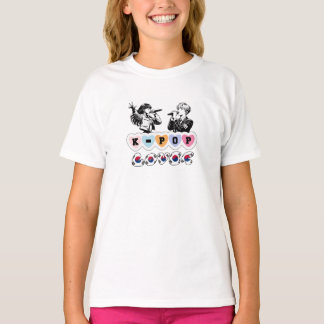 Male Female Idols Singing KPop Hearts Korea Lover T-Shirt