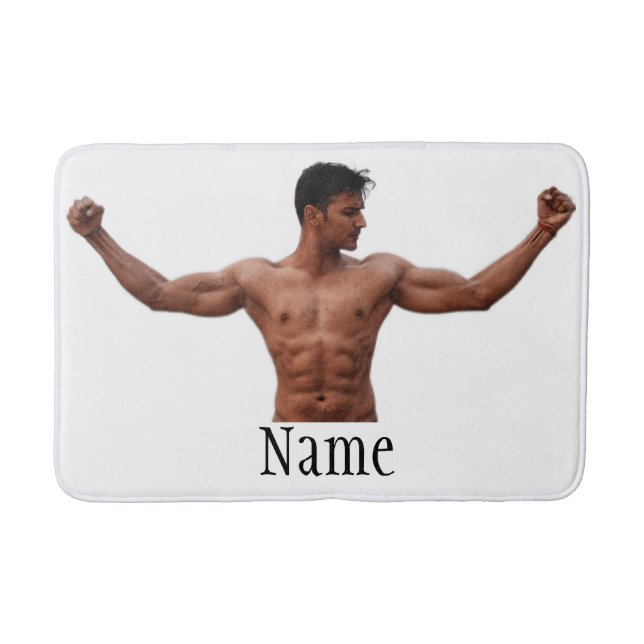Male Fitness Model Thunder_Cove  Bath Mat (Front)