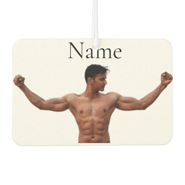 Male Fitness Model Thunder_Cove Car Air Freshener (Front)
