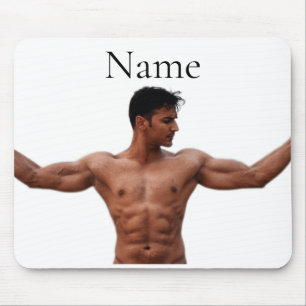 Male Fitness Model Thunder_Cove Mouse Pad