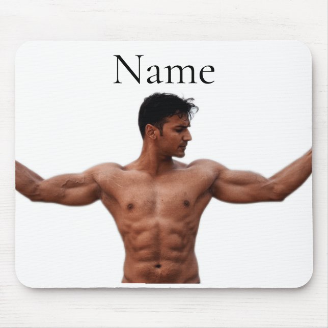 Male Fitness Model Thunder_Cove  Mouse Pad (Front)