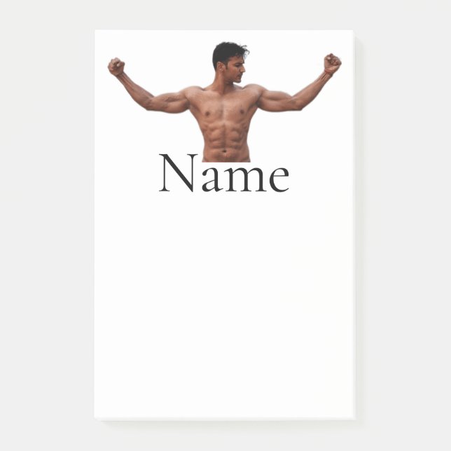 Male Fitness Model Thunder_Cove Post-it Notes (Front)