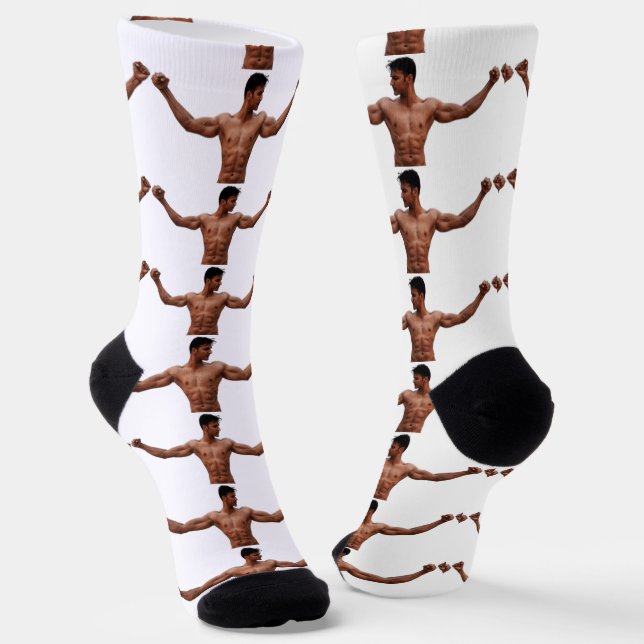 Male Fitness Model Thunder_Cove Socks (Angled)