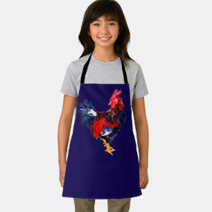 male gallinaceous ,rooster apron