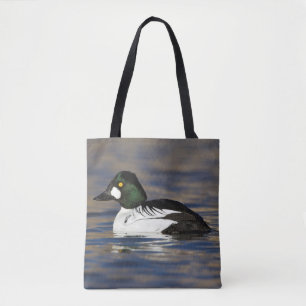 Male Goldeneye duck Tote Bag