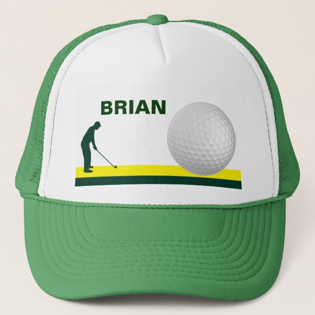 Male Golf hat customisable (Front)