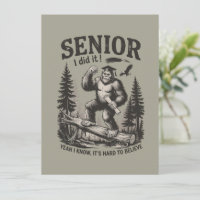 Male Graduation 2026 Grad Senior School Bigfoot