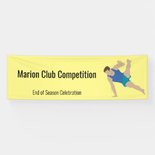 Male Gymnast Banner
