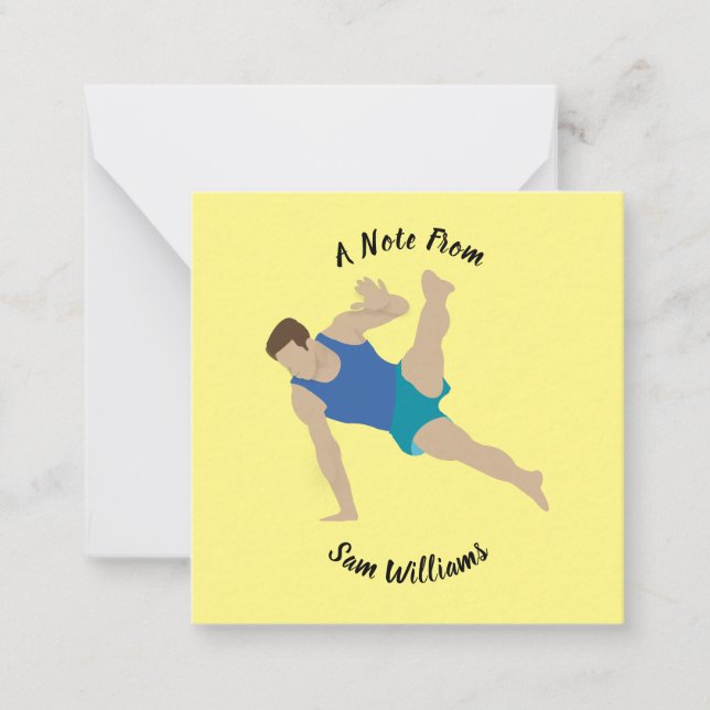Male Gymnast Card (Front)