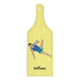 Male Gymnast Cutting Board