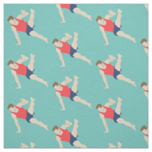 Male Gymnast Fabric