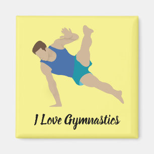 Male Gymnast Magnet