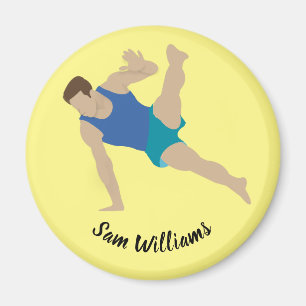 Male Gymnast Magnet