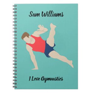 Male Gymnast Notebook
