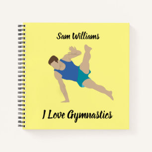 Male Gymnast Notebook