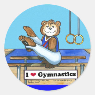 Male Gymnast Stickers