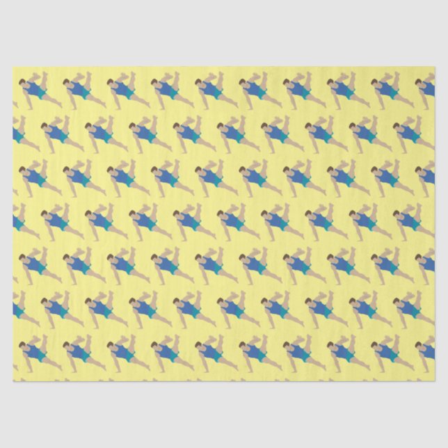 Male Gymnast Tissue Paper (Front)