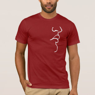 MALE KISSING LEFT SIDE - WHITE -.png T-Shirt