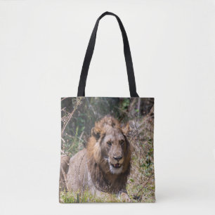 Male Lion Tote Bag