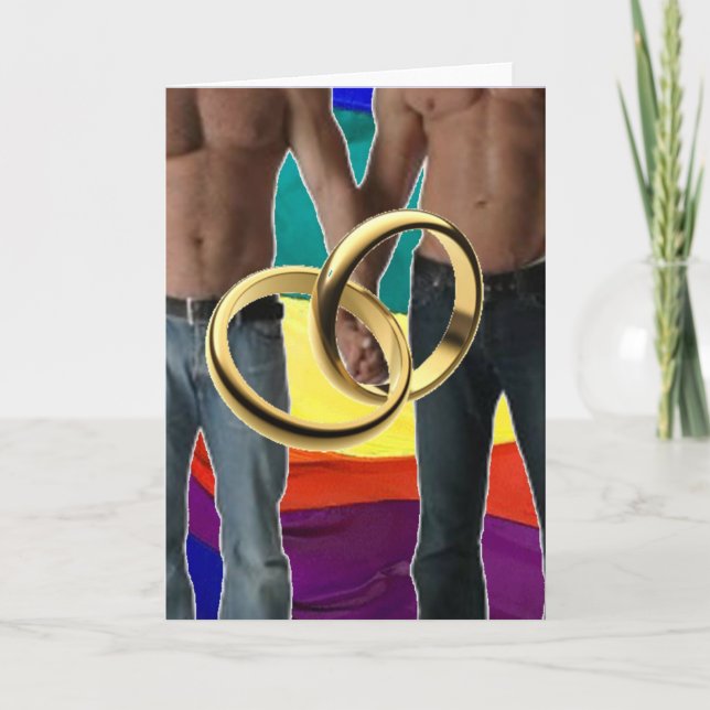 Male Marriage Card (Front)