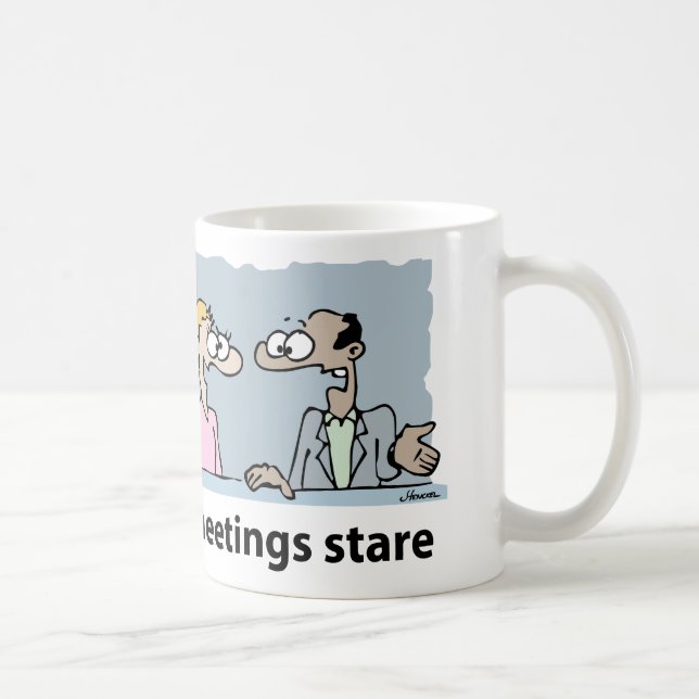 Male Meeting Zombie Coffee Mug (Right)