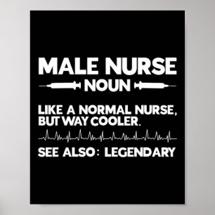Male Nurse Definition Male Nursing Murse Man Nurse Poster