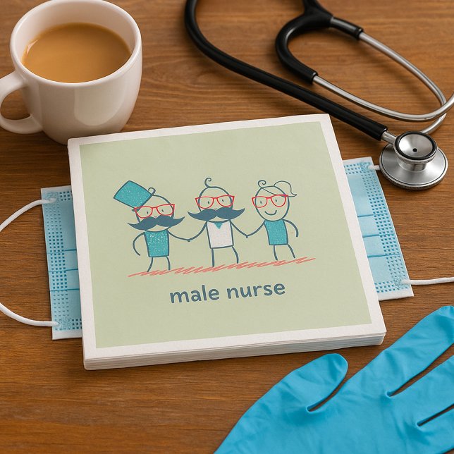 Male Nurse Napkin (Creator Uploaded)
