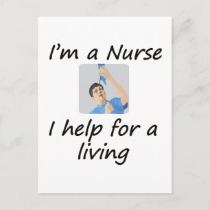 Male Nurse Postcard