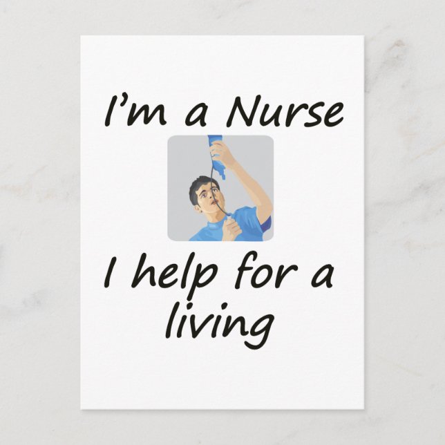 Male Nurse Postcard (Front)
