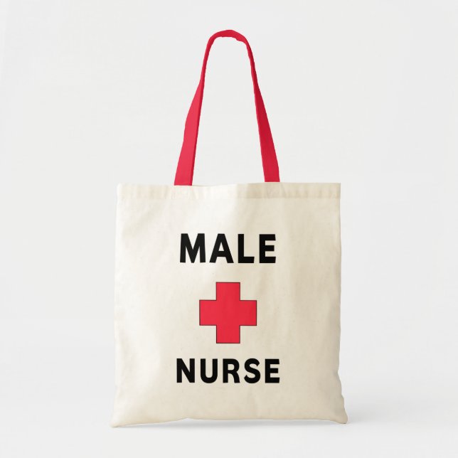 Male Nurse Tote Bag (Front)