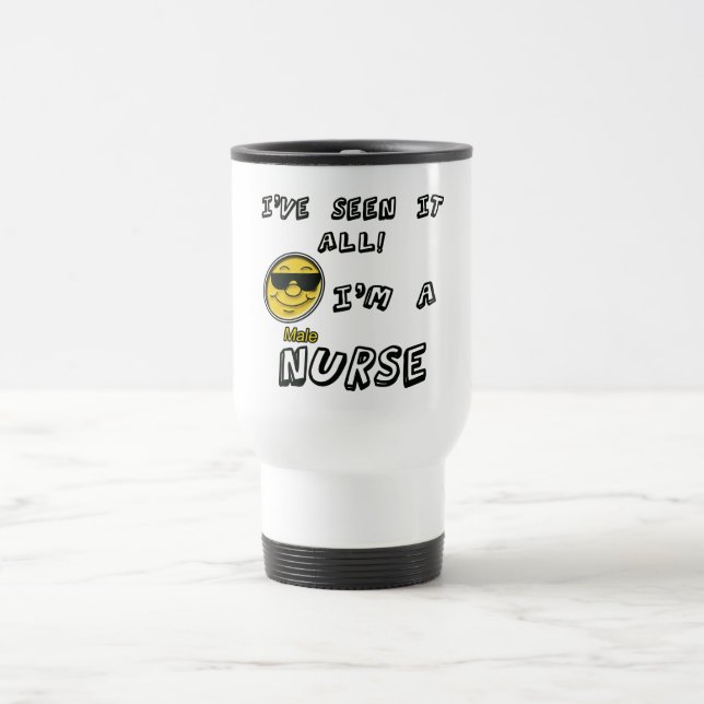 Male Nurse Travel Mug (Center)