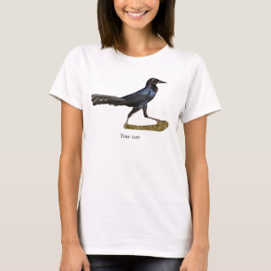 Male of Boat-tailed Grackle photography T-Shirt