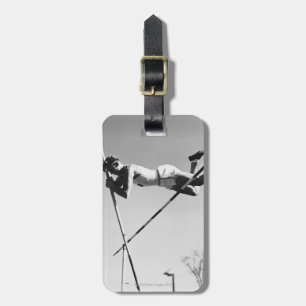 Male Pole Vaulter Luggage Tag