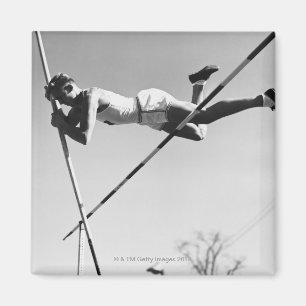 Male Pole Vaulter Magnet